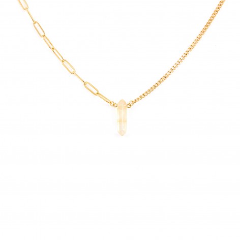 Best-selling necklace - citrine - 1