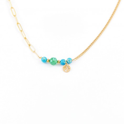 Best-selling necklace - Let's travel (Blue) - 1