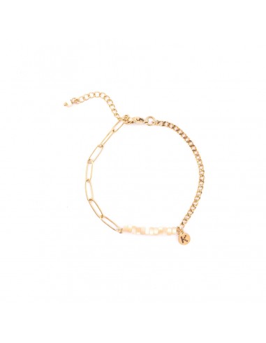 Best-selling bracelet with a pink nacre - 7