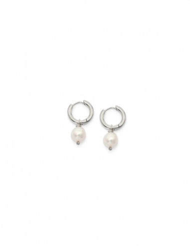 Circle earrings with Pearls - 2