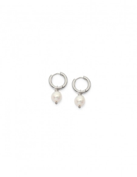 Circle earrings with Pearls - 2