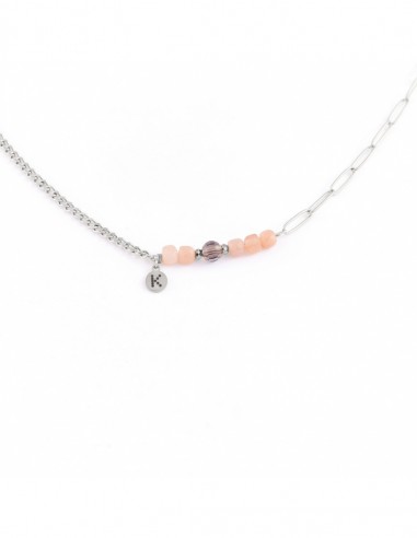 Best-selling necklace with Sunstone and Smoky Quartz - 2