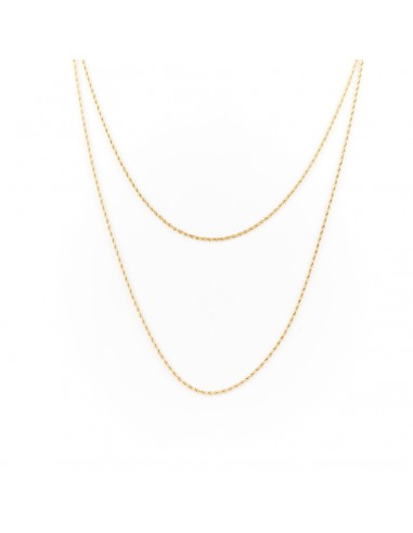 Double necklace twisted chain - 1