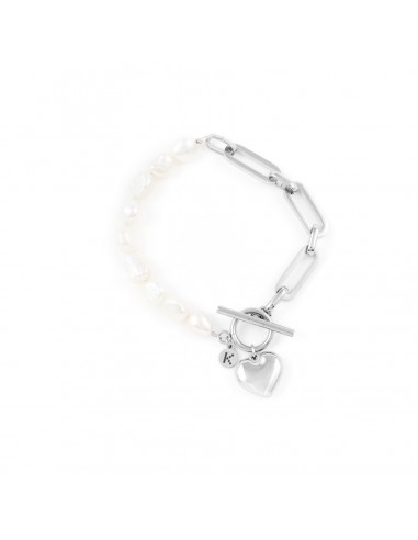 Bracelet with Pearls Love (possibility of engraver)