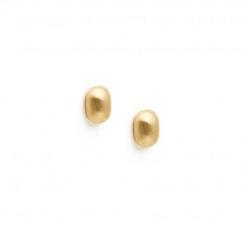 Vintage pastille - earrings made of gilded stainless steel - 1