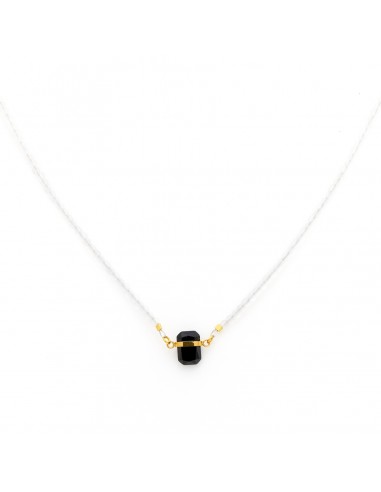Baby Aura necklace with Onyx and Mountain crystal - 1