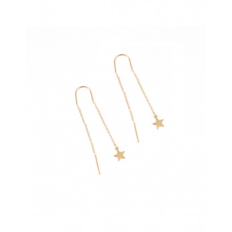Christmas earrings with star - 1