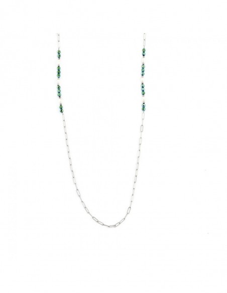 Chain for glasses - emerald hematite - 2