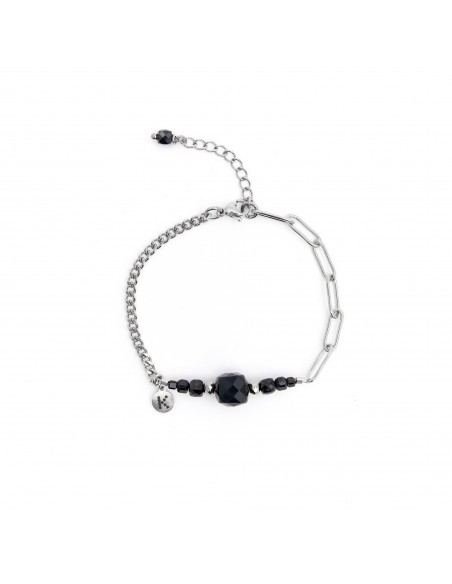 Best-selling bracelet made of black Tourmaline cubes - 2