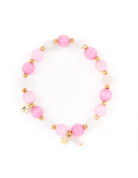 Pink Love – bracelet made of natural stones - 1