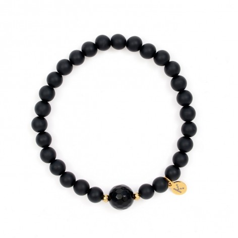 Bracelet with a stone of wisdom and success (Onyx) - 1