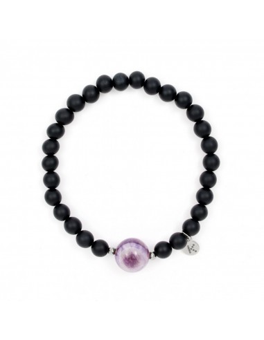 Bracelet with a stone of relax and harmony (Amethyst) - 2