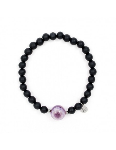 Bracelet with a stone of relax and harmony (Amethyst) - 2