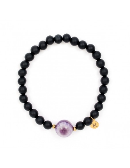 Bracelet with a stone of relax and harmony (Amethyst) - 1