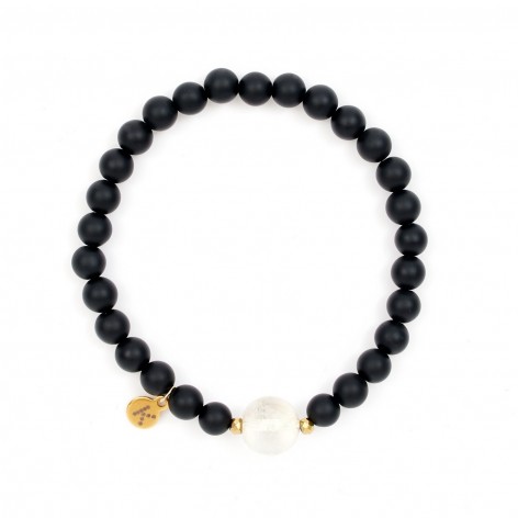 Bracelet with a stone of purification (mountain crystal) - 1