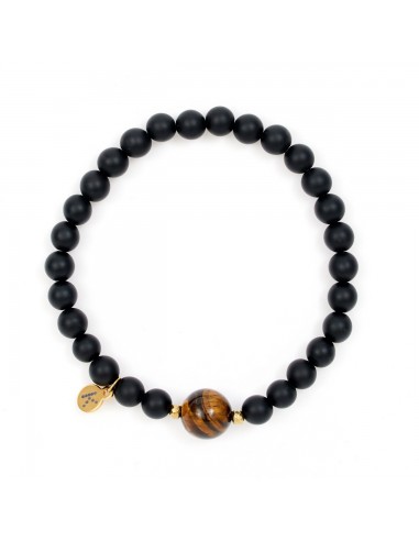 Bracelet with a stone of courage (Tiger's eye) - 1