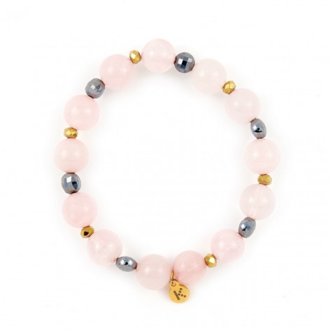 Stone of love - bracelet made of natural stones - 1