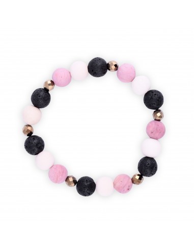 Light pink - bracelet made of natural stones - 1