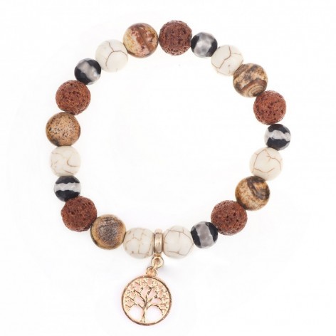 Harmony and wisdom - bracelet made of natural stones KULKA BALI - 1