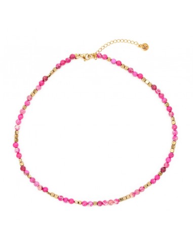 Pink&Gold mix necklace - 1