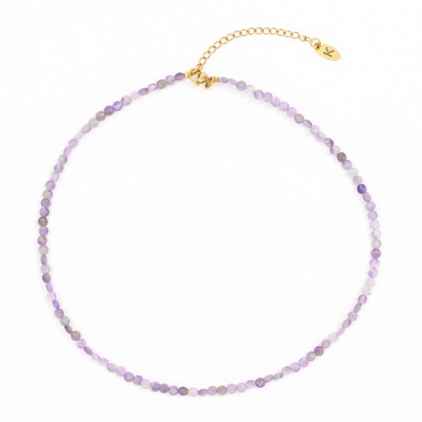 Short necklace with Amethyst - 1