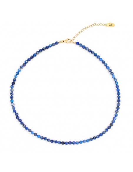 Short necklace with lapis lazuli - 1
