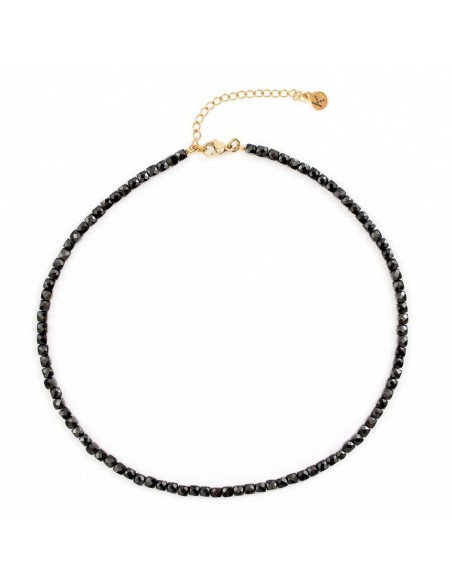 Short necklace with a black tourmaline - 1