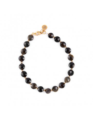 Gold obsidian - bracelet made of natural stones - 1