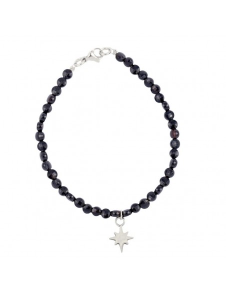 Black onyx - bracelet made of natural stones - 2