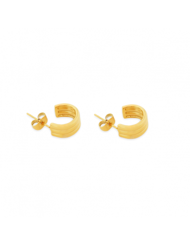 copy of Mini delicate semicircles Vintage - gilded earrings - 1