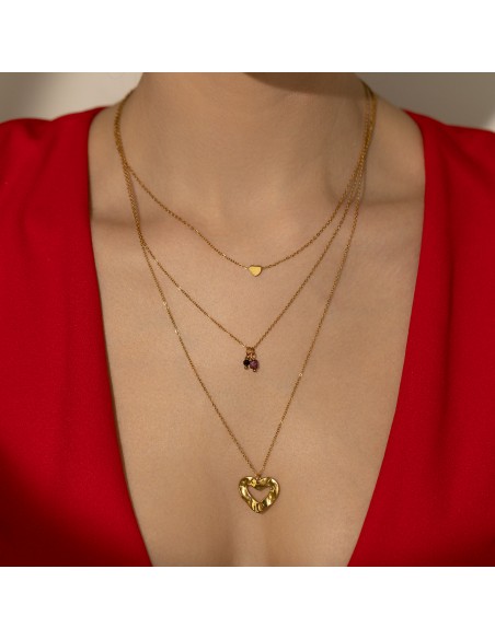 Triple love necklace - 2