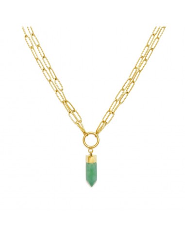 Necklace with crystal - Aventurine - a stone of new possibilities - 1