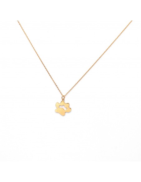 Gold-plated "Dog's Paw" necklace with the possibility of engraving - 1