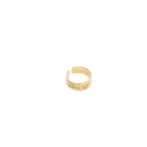Simple gold-plated ring - 1