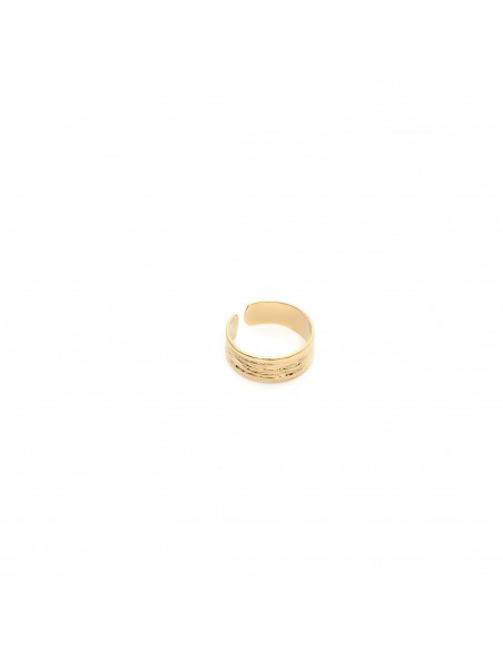 Simple gold-plated ring - 1