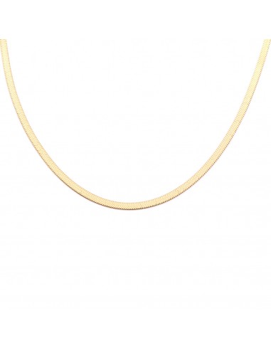 Gold-plated necklace "Snake"