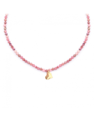 Love - a necklace of natural stones for girls Kulka Kids - 1