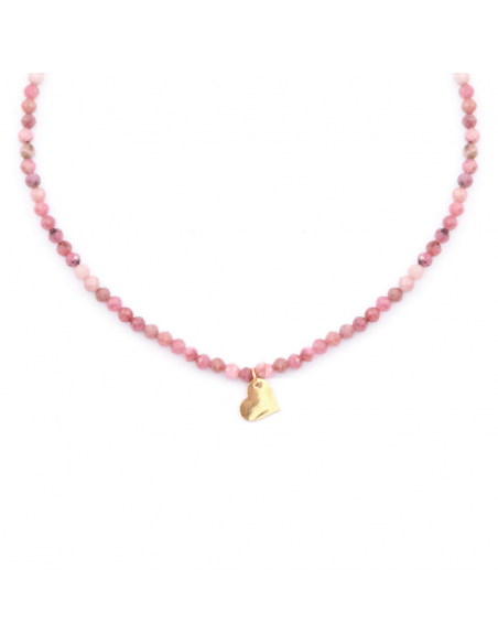 Love - a necklace of natural stones for girls Kulka Kids - 1