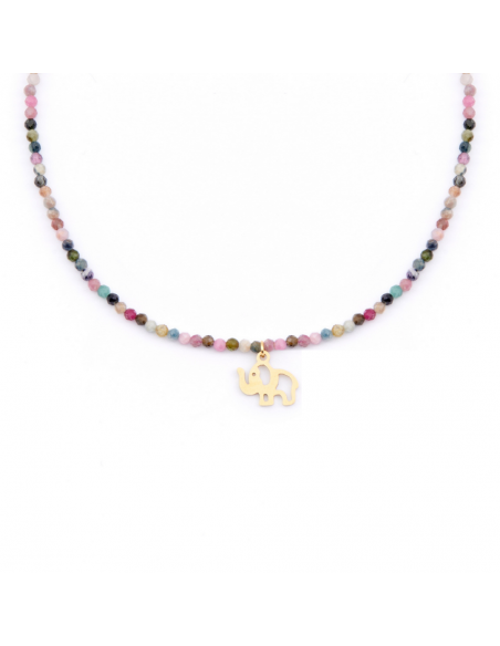 Happiness - a necklace of natural stones for girls Kulka Kids - 1