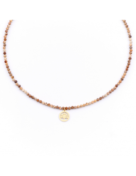 Health - necklace with natural stones for girls Kulka Kids - 1