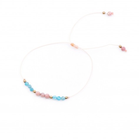 Mermaid - bracelet made of natural stones on a silk thread Kulka Kids - 1