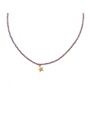Glitter - necklace made of natural stones for girls Kulka Kids - 1