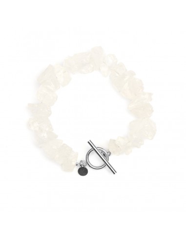 Raw Mountain Crystal - bracelet made of natural stones - 3