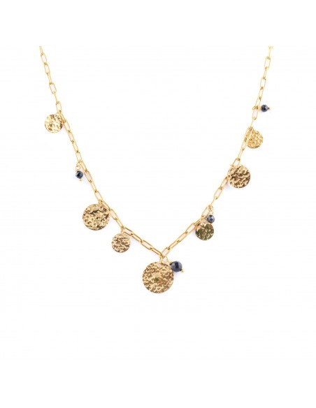 Gilded necklace "Shimmer" - 1