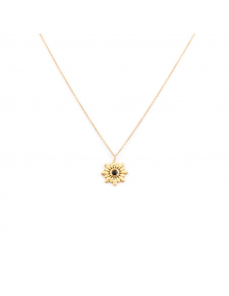 Gilded necklace "Sun energy" - 1