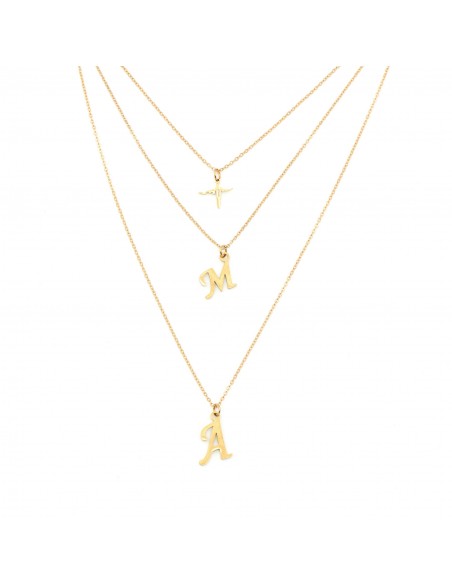 Triple "Love" necklace - choose 3 pendants - 1