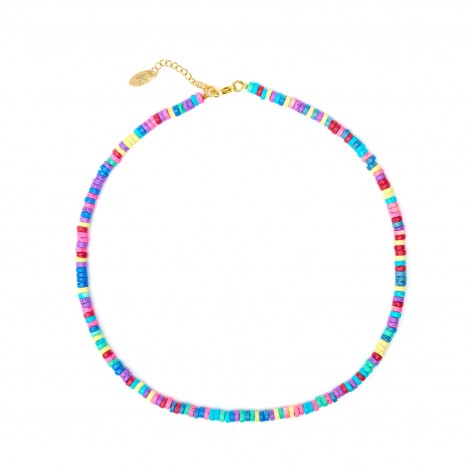 Colorful beach - necklace...