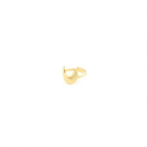 Gilded ring "Moon" - 1