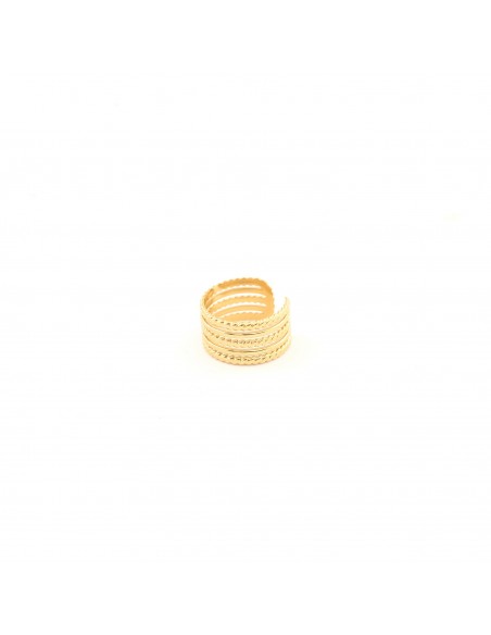 Gilded ring - "Wide triple ring" - 1