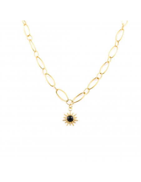 Gilded necklace - Dark sun